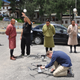 Bhutan prime minister with drones
